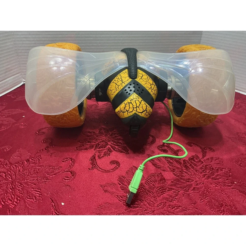 Used Bright Tumble Bee RC Car RechargeableLight Up Toy Yellow Black NoRemote